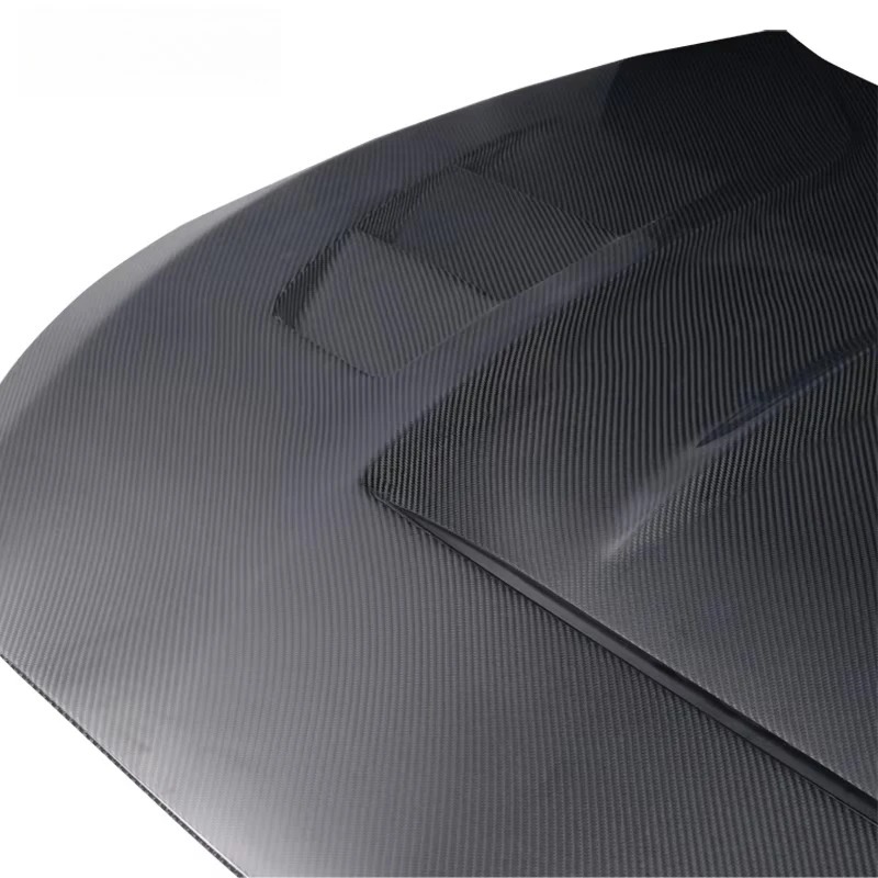 New DS Style Carbon Fiber Front Vents Engine Hood for  Q50 Q50s Q50l 2014-2024 Engine Cover